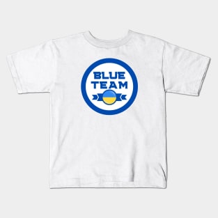 Cybersecurity Blue Team Ukraine Gamification Badge CTF Kids T-Shirt